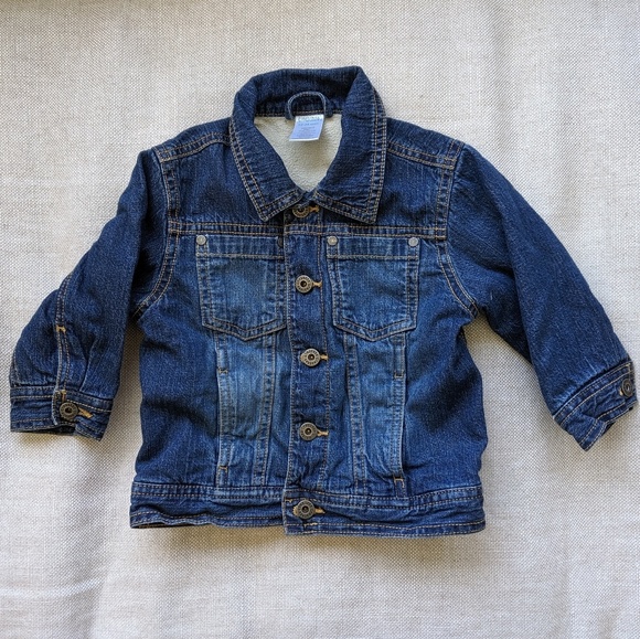 Gymboree Baby Denim Fleece Jacket - Picture 1 of 3